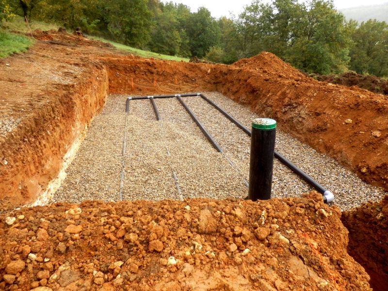 Sewage Field Installation in Austin, TX